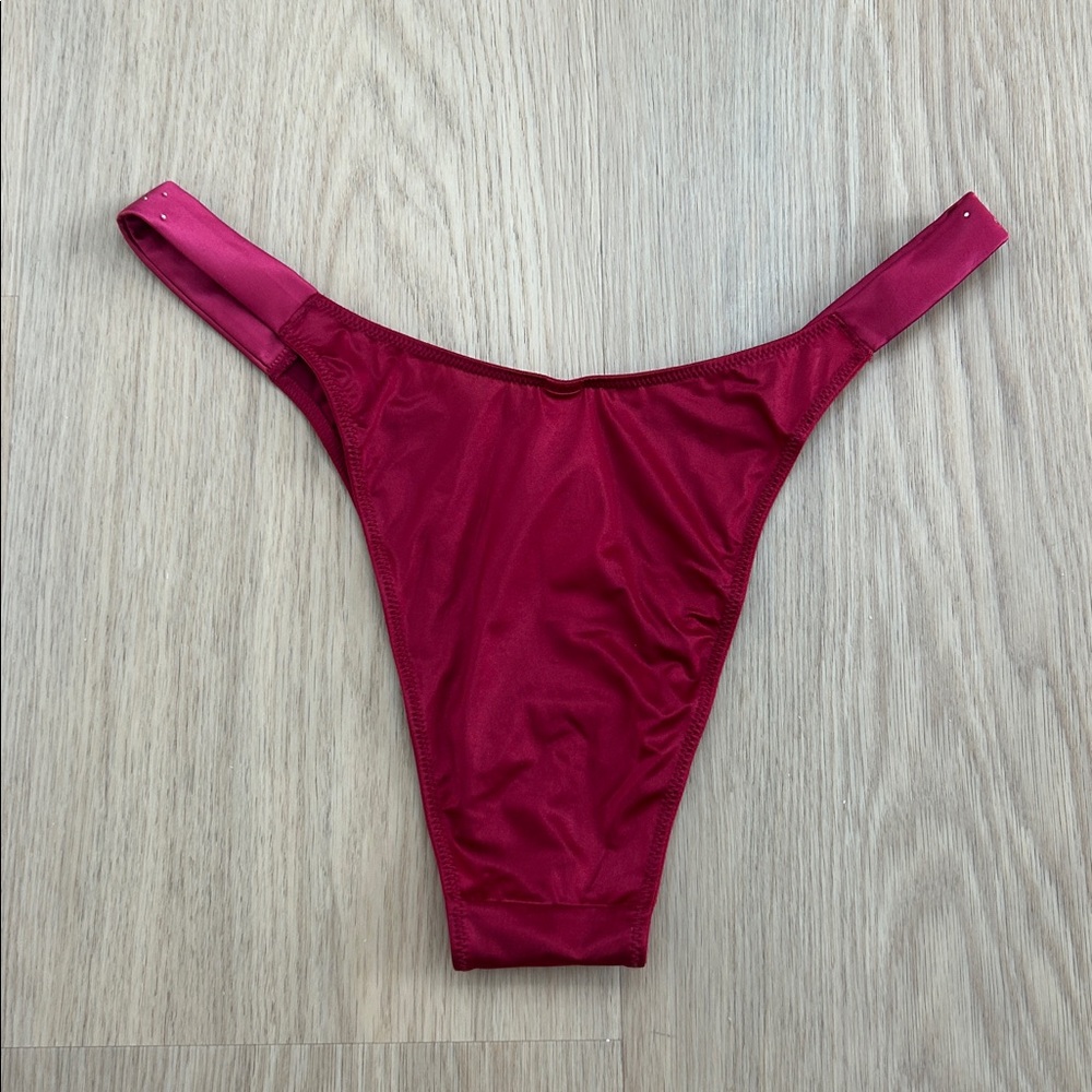 NWT Victoria's Secret Very Sexy Scattered Shine Strap Smooth Brazilian Panty L - Picture 7 of 7
